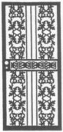 picture of Custom steel ornamental iron security storm doors