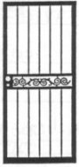 picture of Custom steel ornamental iron security storm doors
