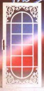 picture of Custom steel ornamental iron security storm doors