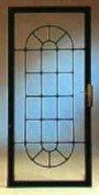 picture of Custom steel ornamental iron security storm doors