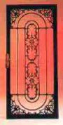 picture of Custom steel ornamental iron security storm doors