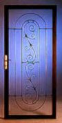 picture of Custom steel ornamental iron security storm doors