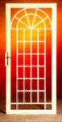 picture of Custom steel ornamental iron security storm doors
