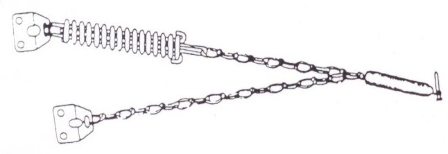 Aci Supply Co Inc Storm Door Chain Heavy Duty Door Closer Ch100