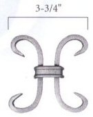 Clip On Forged Scrolls