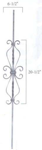 Twisted Grooved Balusters