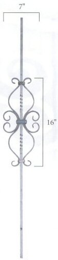 Twisted Grooved Balusters