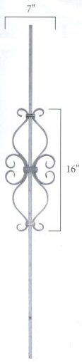 Twisted Grooved Balusters