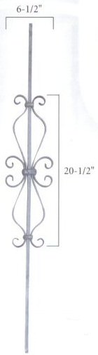 Twisted Grooved Balusters