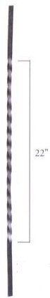 Twisted Grooved Balusters