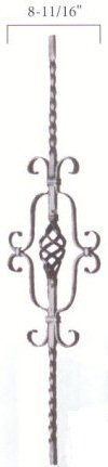Twisted Grooved Balusters