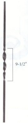 Twisted Grooved Balusters