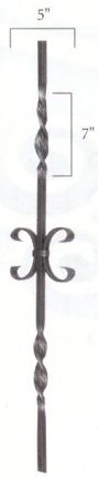 Twisted Grooved Balusters
