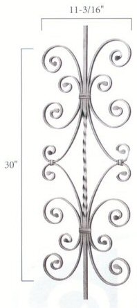 Twisted Grooved Balusters
