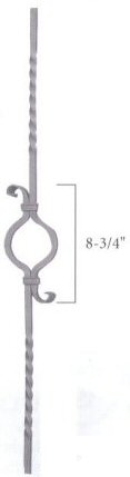 Twisted Grooved Balusters