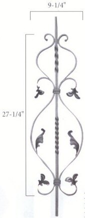 Twisted Grooved Balusters