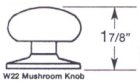 Mushroom Knob for W22AC/3