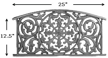 Cast Iron House Vent