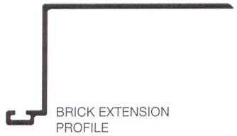 Brick Extension Aluminum Z-Bar Set