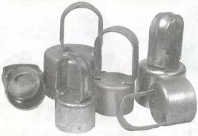 Pressed Steel Loop Caps