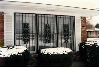 Wide Oak Triple Bars Sizes DSNWHTO