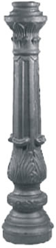 Decorative Brownstone Cast Iron Deck Rail Posts